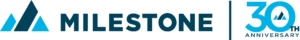 Milestone 30th Anniversary Logo NavBar 300x40